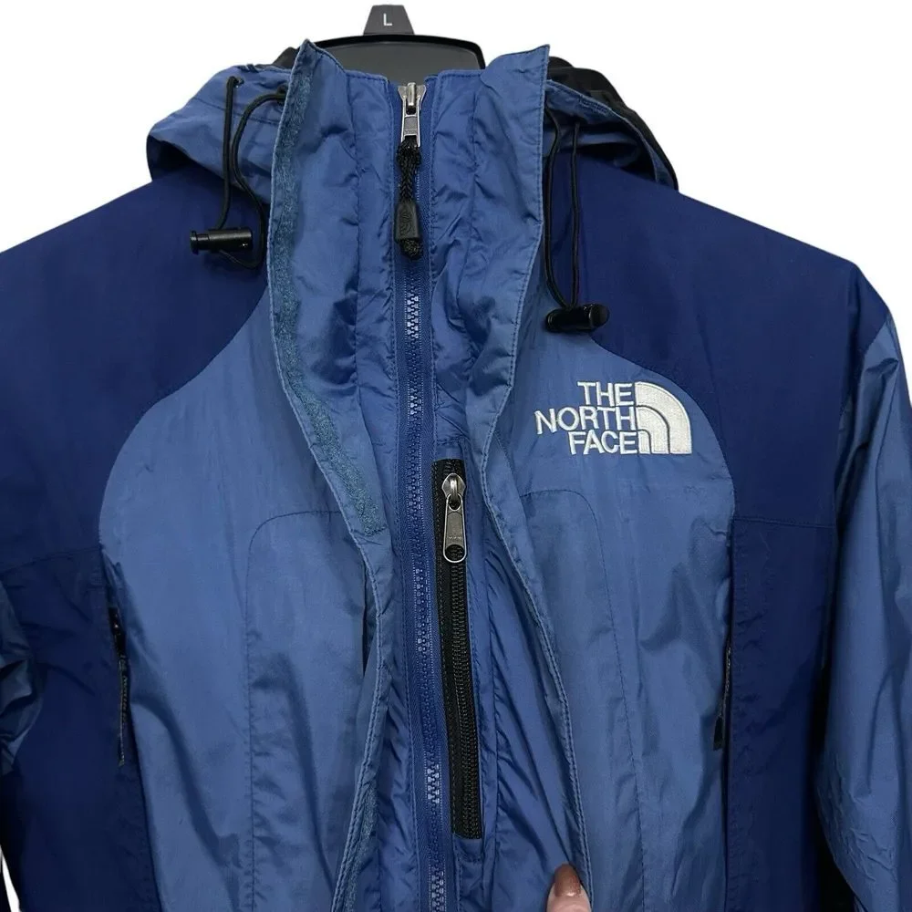 Vintage THE NORTH FACE Gortex Full Zip Rain Jacket 90s TNF Women Sz S Shell Only